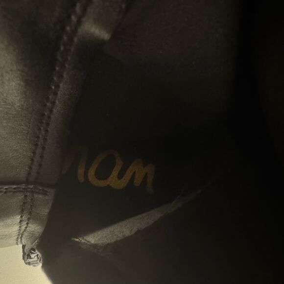 SAM EDELMAN DRINA KNEE HIGH LEATHER RIDING BOOTS IN BLACK NWOB WOMEN'S SIZE 7M - Picture 14 of 16